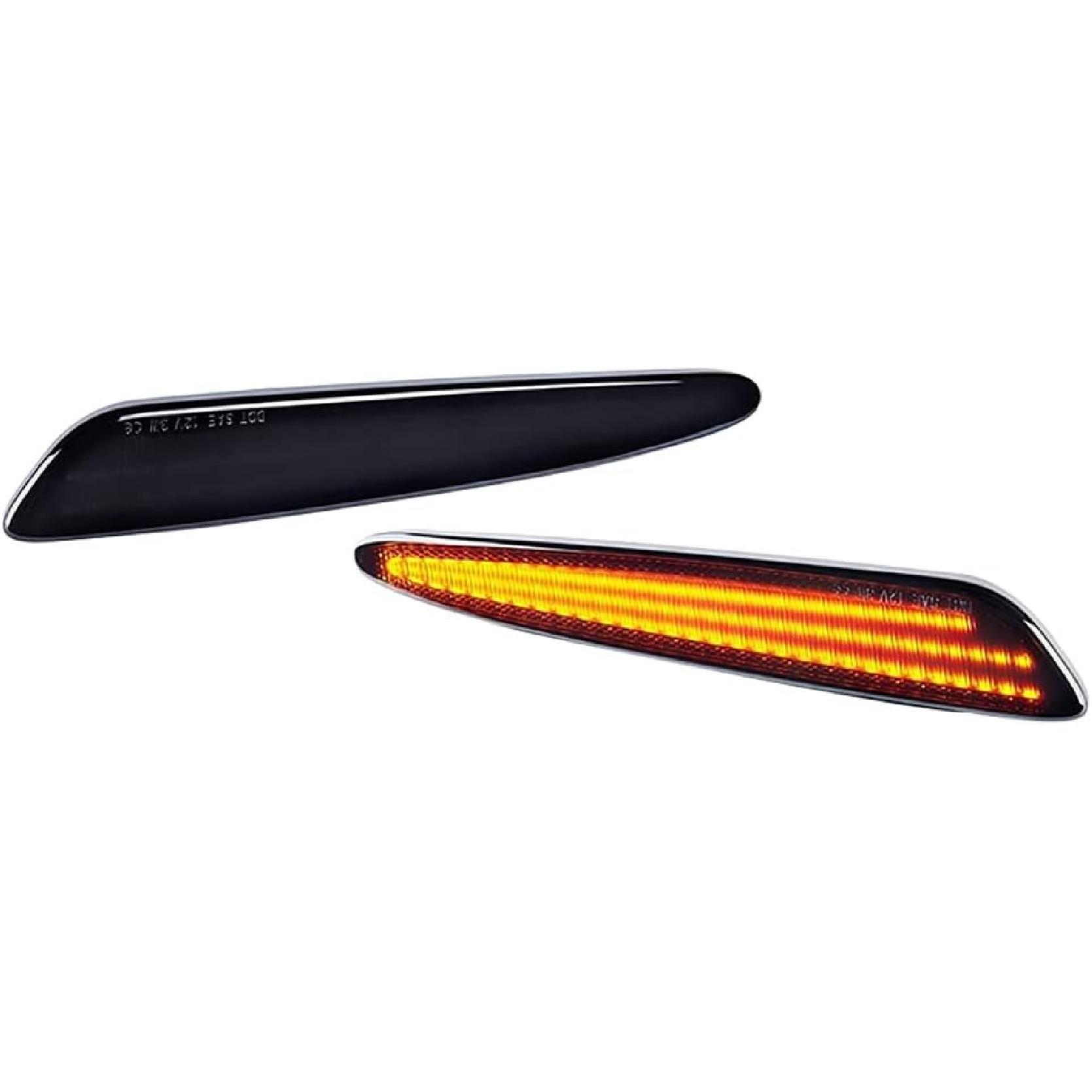 Front Fender Marker Lamps, Red Amber LED Front Bumper Side Marker Lights Smoke Lens, Compatible with Chevy Corvette C6 2005-2013
Front Fender Marker Lamps, Red Amber LED Front Bumper Side Marker Lights Smoke Lens, Compatible with Chevy Corvette C6 2005-2013