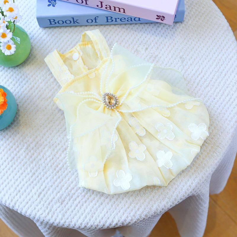 Pet Circle Small and Medium Dog Clothes Pet Supplies Pet Dog Clothes Flowering Yellow Diamond Skirt xs-bust size30, length 20cm, about 1.0-1.5kg
Pet Circle Small and Medium Dog Clothes Pet Supplies Pet Dog Clothes Flowering Yellow Diamond Skirt xs-bust size30, length 20cm, about 1.0-1.5kg