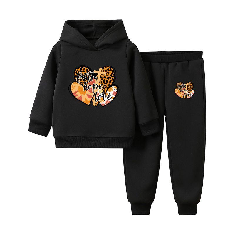 3-8 Years Kids Girls Clothes Set Hooded Sweatshirt Top and Pants 110
3-8 Years Kids Girls Clothes Set Hooded Sweatshirt Top and Pants 110