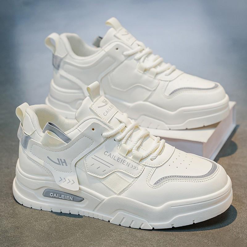 Men s Shoes New Breathable Small White Fashionable All-matching Platform Sole Sports Casual Skate Dad 39
Men s Shoes New Breathable Small White Fashionable All-matching Platform Sole Sports Casual Skate Dad 39