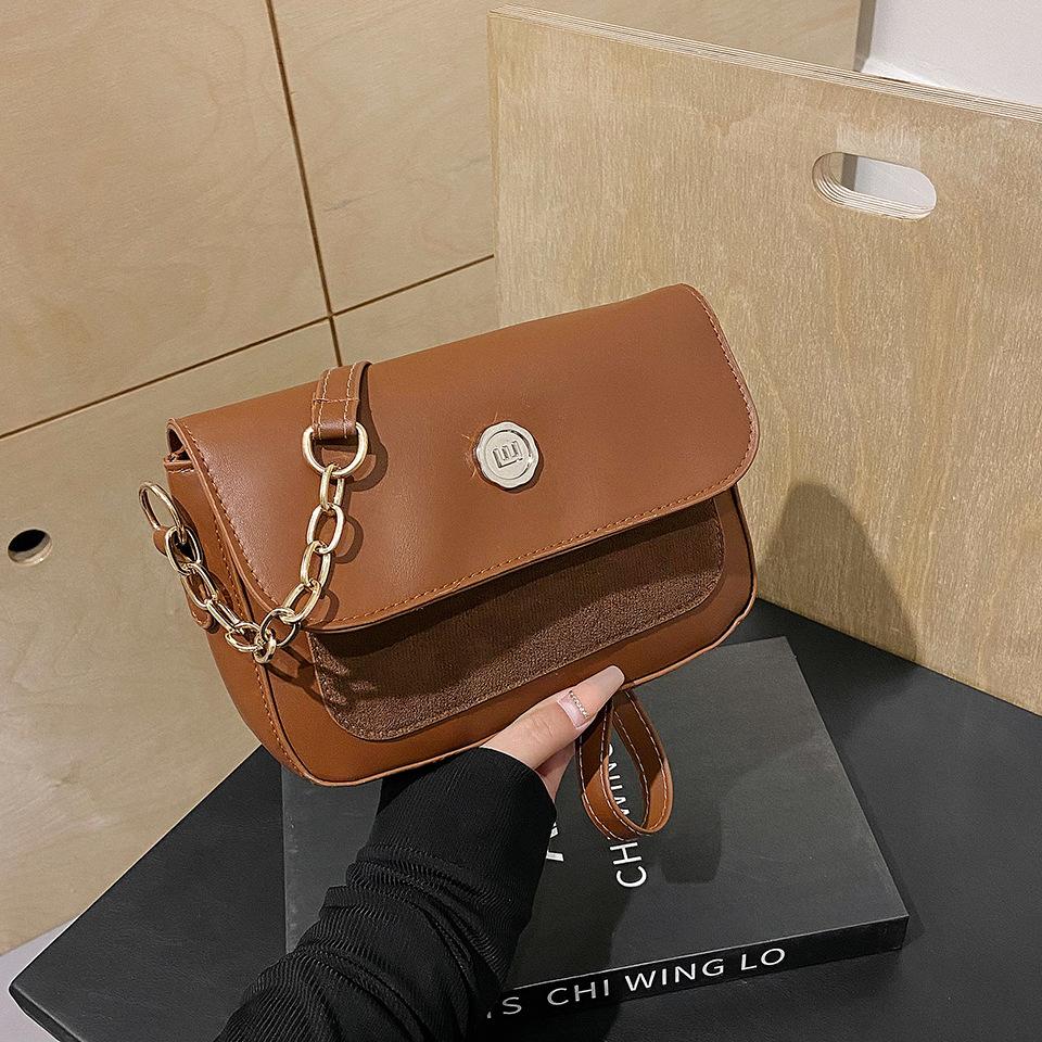 2024 New Fashion Solid Color Chain Casual Simple Commuter Large Capacity Underarm Bag Shoulder Bag Crossbody Bag Bag Female темно-коричневого кольору
2024 New Fashion Solid Color Chain Casual Simple Commuter Large Capacity Underarm Bag Shoulder Bag Crossbody Bag Bag Female темно-коричневого кольору