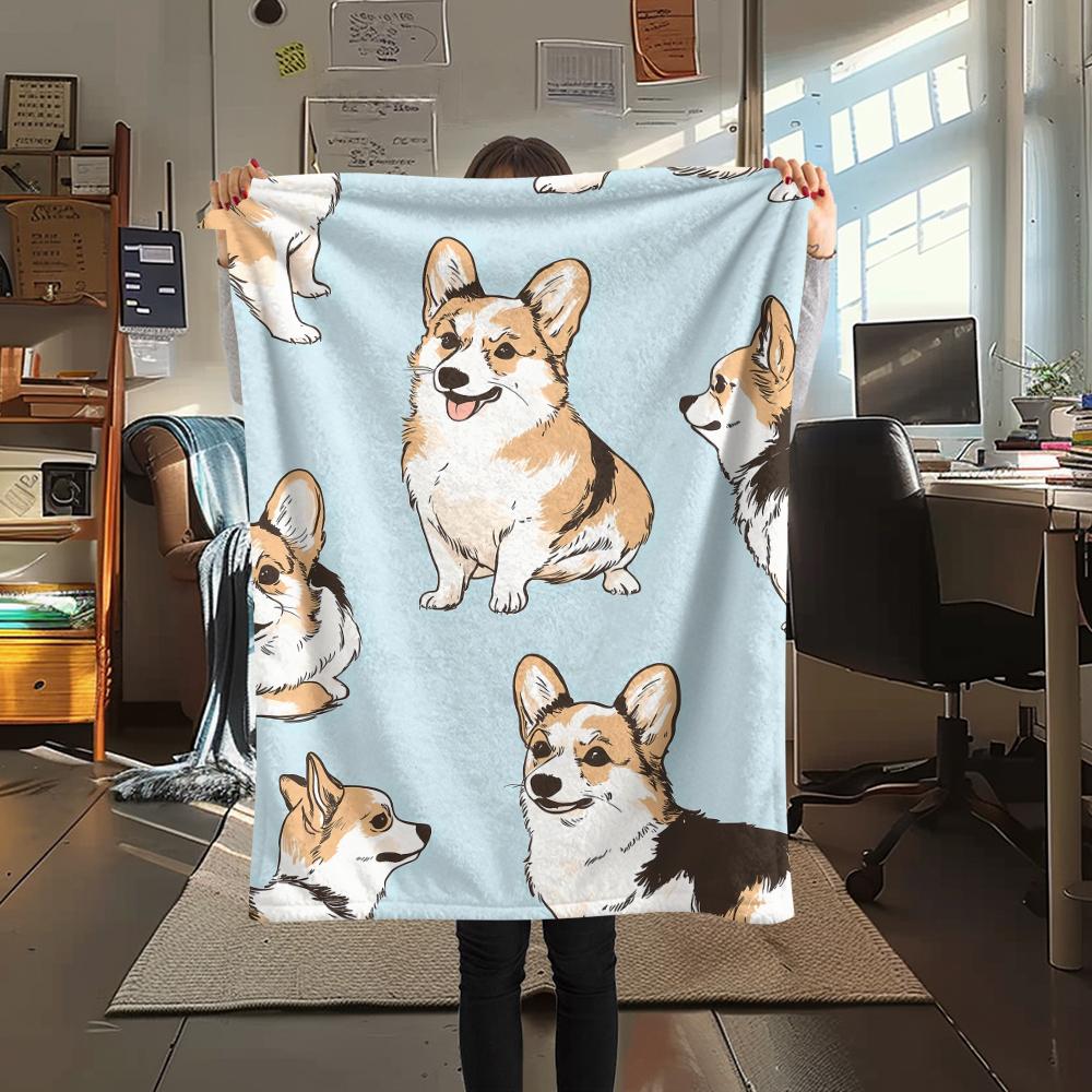 Multiple Huskies corgi Dogs Print Flannel Blanket,High quality Comfortable for All Seasons,Home Decor,Warmth and Comfort,Perfect for Christmas Gifts 80cm x 120cm
Multiple Huskies corgi Dogs Print Flannel Blanket,High quality Comfortable for All Seasons,Home Decor,Warmth and Comfort,Perfect for Christmas Gifts 80cm x 120cm