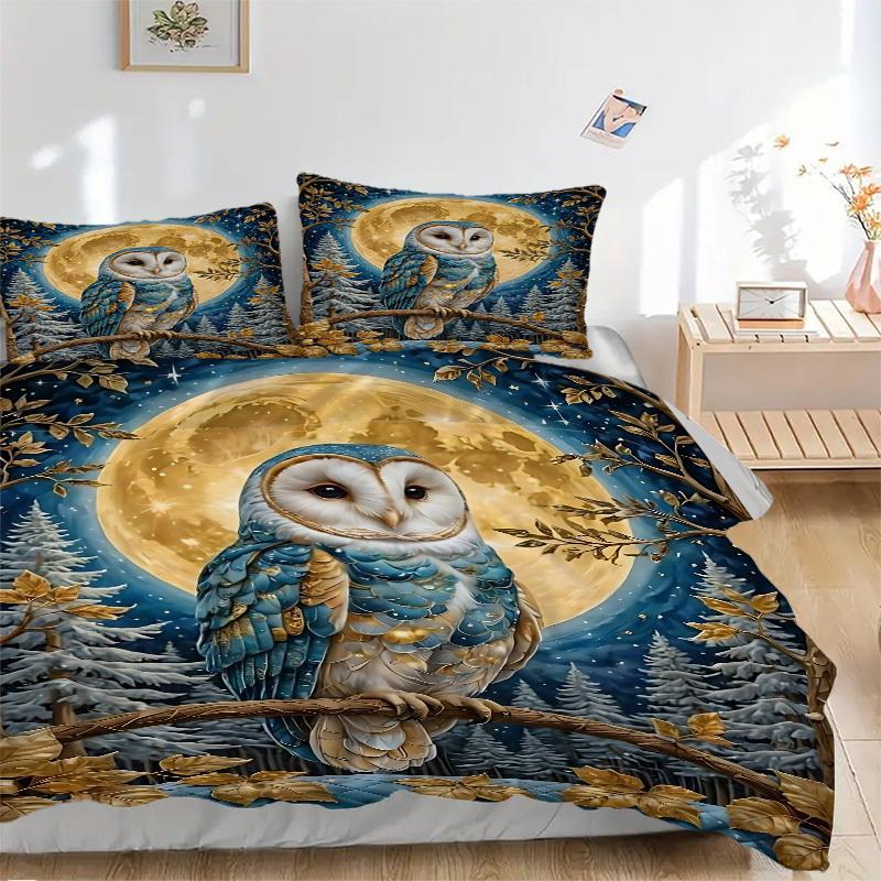3pcs Winter Owl Duvet Cover Set, Soft Comfortable Duvet Cover,Guest Room (1*Duvet Cover + 2*Pillowcase, Without Core) yy251104152 135x200cm
3pcs Winter Owl Duvet Cover Set, Soft Comfortable Duvet Cover,Guest Room (1*Duvet Cover + 2*Pillowcase, Without Core) yy251104152 135x200cm
