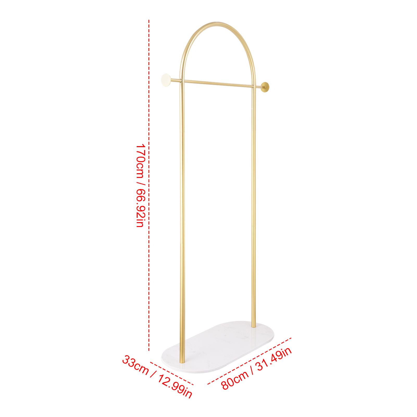 Напольная вешалка современная золотая напольная вешалка-стойка с мраморным основанием для прихожей, коридора, офиса или спальни жёлтый
Напольная вешалка современная золотая напольная вешалка-стойка с мраморным основанием для прихожей, коридора, офиса или спальни жёлтый