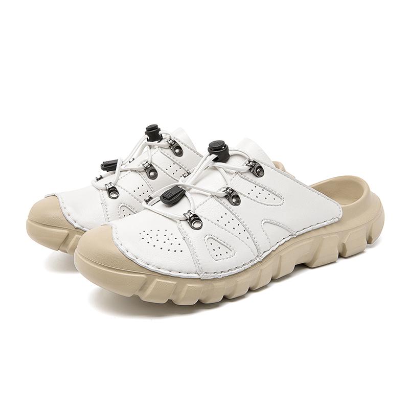 Men Slippers Summer Backless Clogs Sandals Retro Black White Closed Toe Slip on Beach Shoes Plus Size EU:46 білий
Men Slippers Summer Backless Clogs Sandals Retro Black White Closed Toe Slip on Beach Shoes Plus Size EU:46 білий