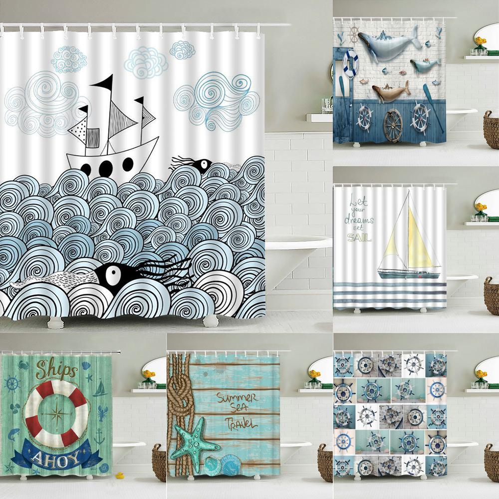 Домашний декор для ванной комнаты, водонепроницаемая занавеска для душа, занавеска для душа с принтом, коврик для душа с мультяшной волной, лодкой, занавеска для душа для мальчика 90x180cm
Домашний декор для ванной комнаты, водонепроницаемая занавеска для душа, занавеска для душа с принтом, коврик для душа с мультяшной волной, лодкой, занавеска для душа для мальчика 90x180cm