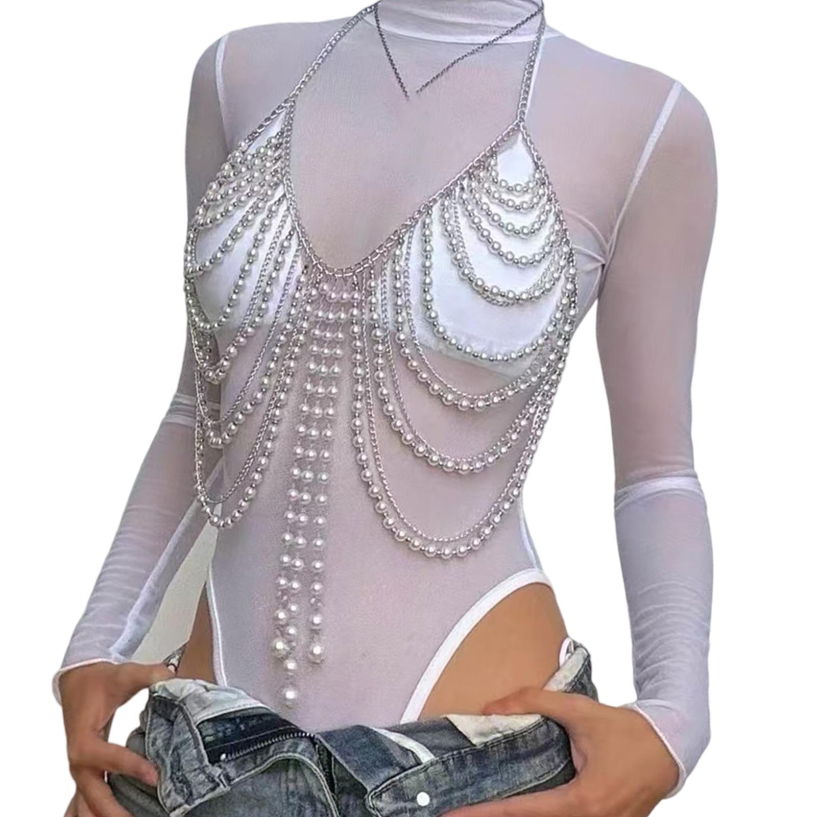 Multi Layer Pearls Body Chain Top for Women Shoulder Necklaces for Enhancing Your Outfits at Special Occasion 1
Multi Layer Pearls Body Chain Top for Women Shoulder Necklaces for Enhancing Your Outfits at Special Occasion 1