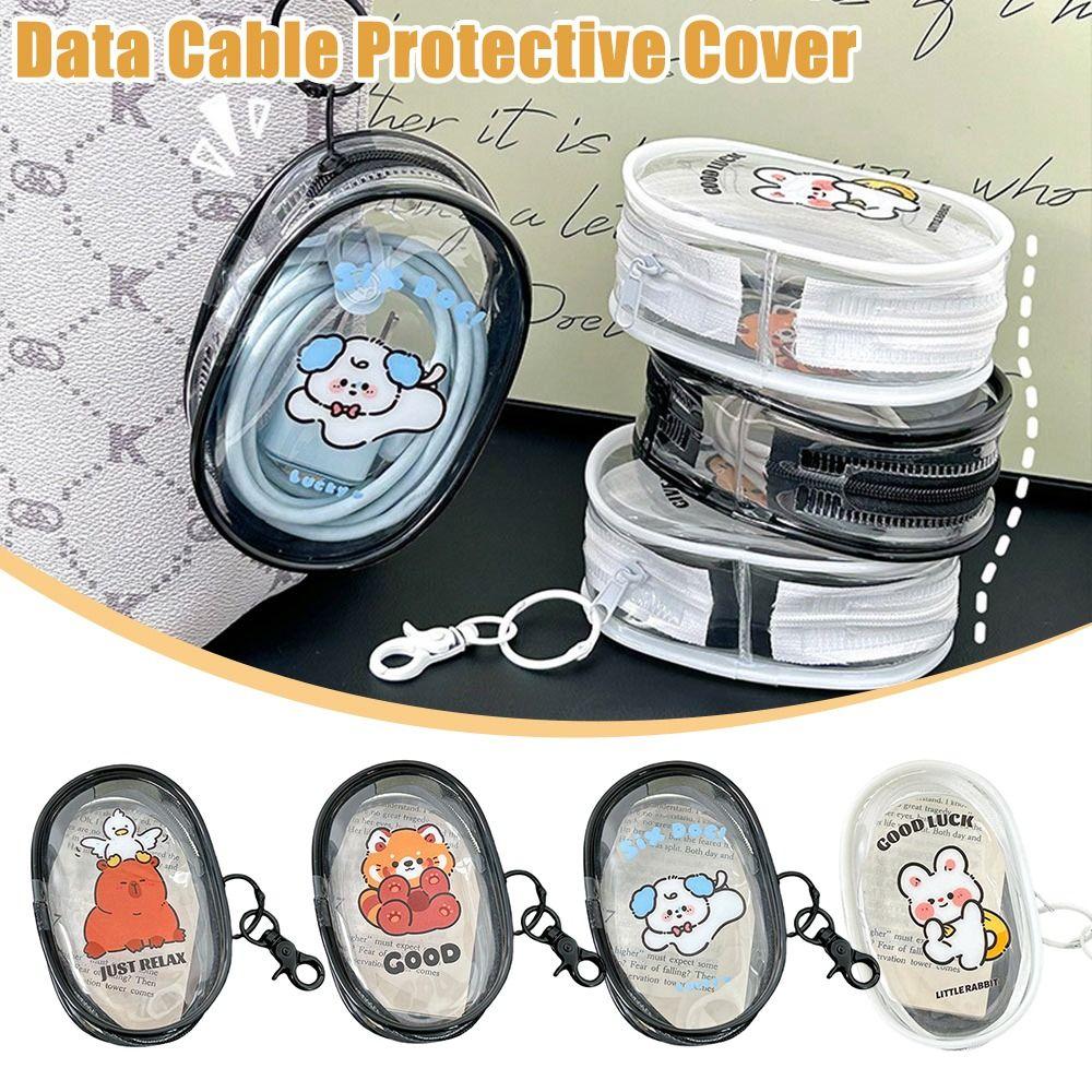 Clear Capybara Data Cable Storage Box Cartoon Headset Storage Bag for Outdoor Travel Panda
Clear Capybara Data Cable Storage Box Cartoon Headset Storage Bag for Outdoor Travel Panda