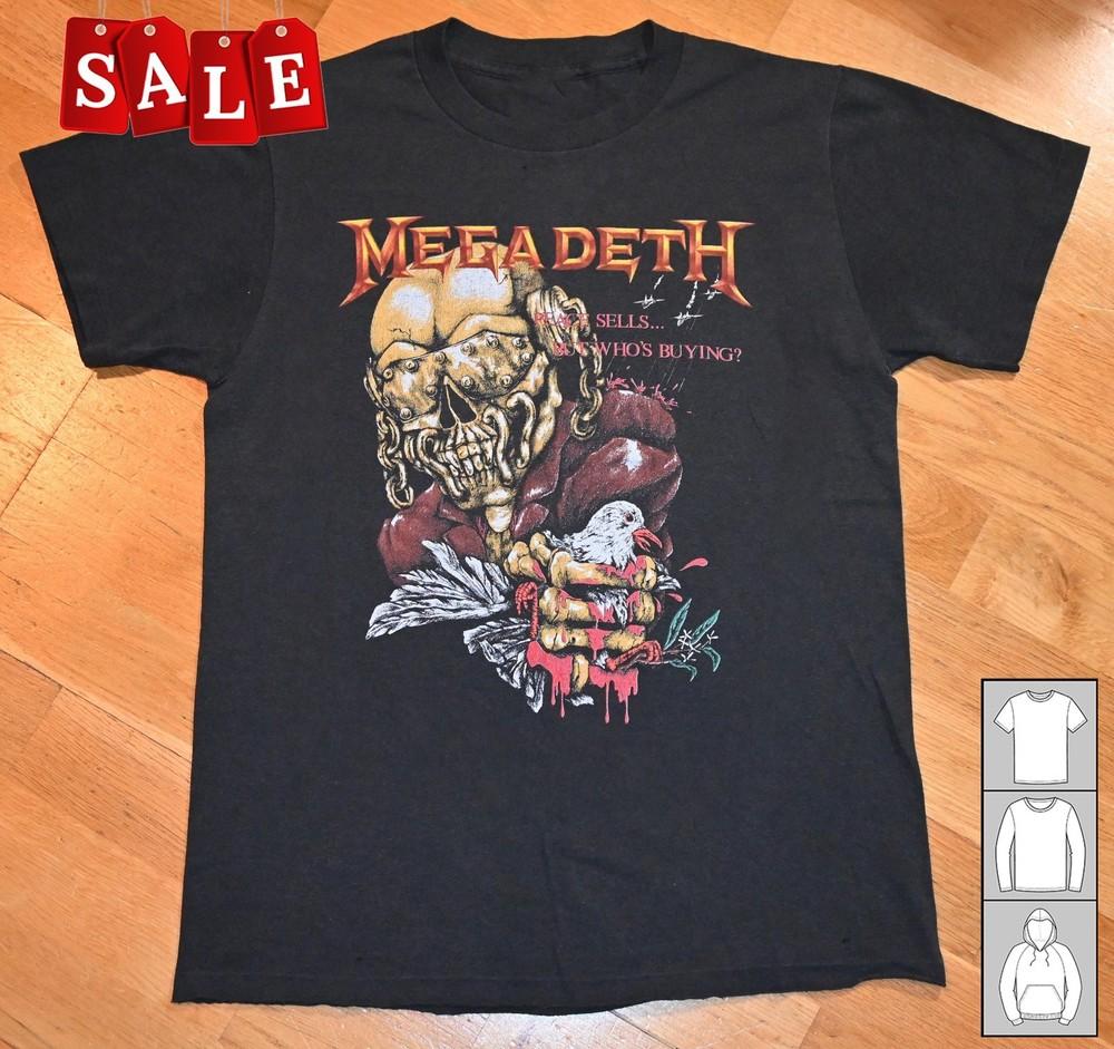 New Vintage 80s MEGADETH Peace Sells Gift For Fans Unisex S-5XL Shirt OS344 Unisex T-Shirt M
New Vintage 80s MEGADETH Peace Sells Gift For Fans Unisex S-5XL Shirt OS344 Unisex T-Shirt M
