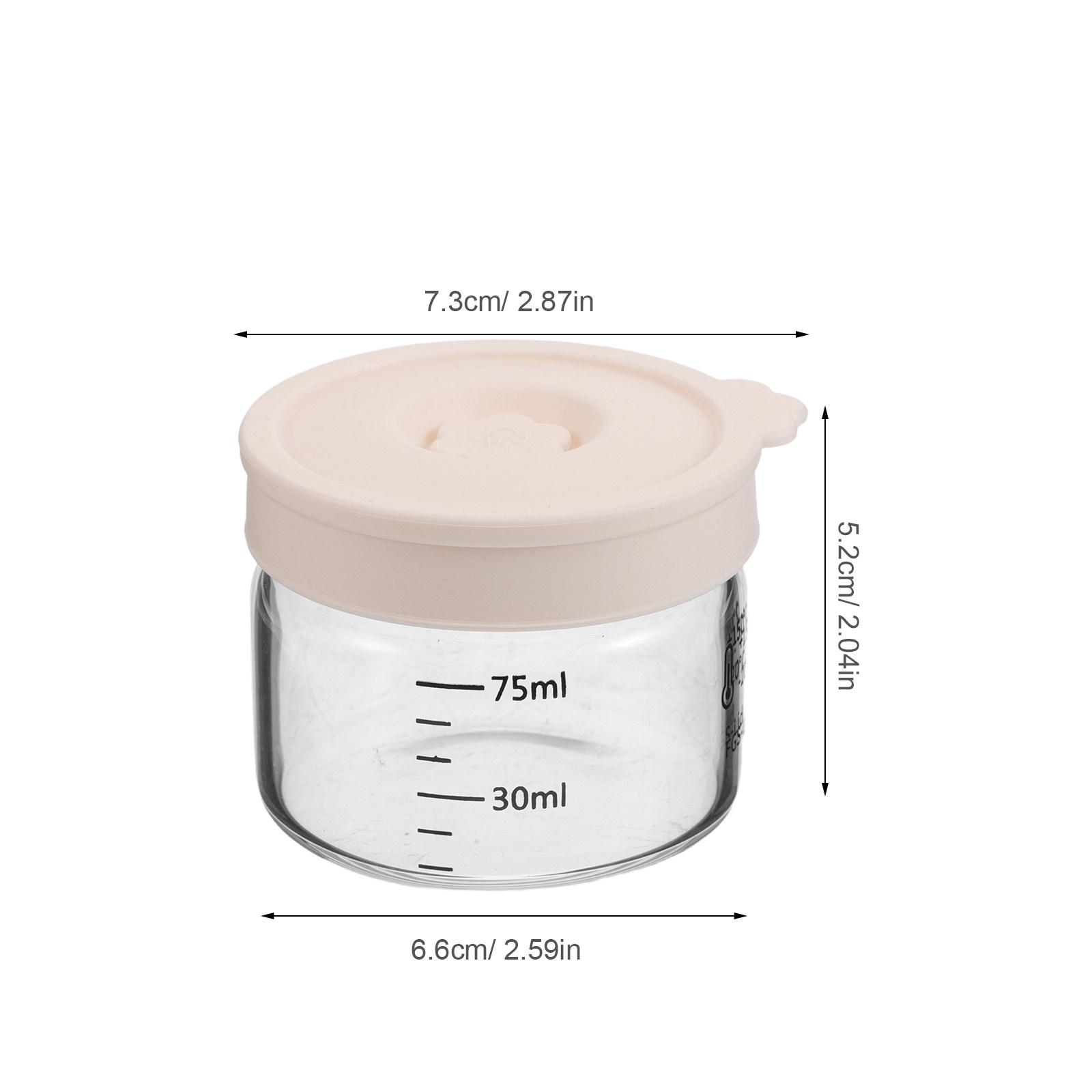 75Ml Transparent Glass Storage Jar Silicone Sealed Airtight Lid Wide Mouth Heat Resistant Shockproof for Kitchen Pantry Bathroom бежевый
75Ml Transparent Glass Storage Jar Silicone Sealed Airtight Lid Wide Mouth Heat Resistant Shockproof for Kitchen Pantry Bathroom бежевый