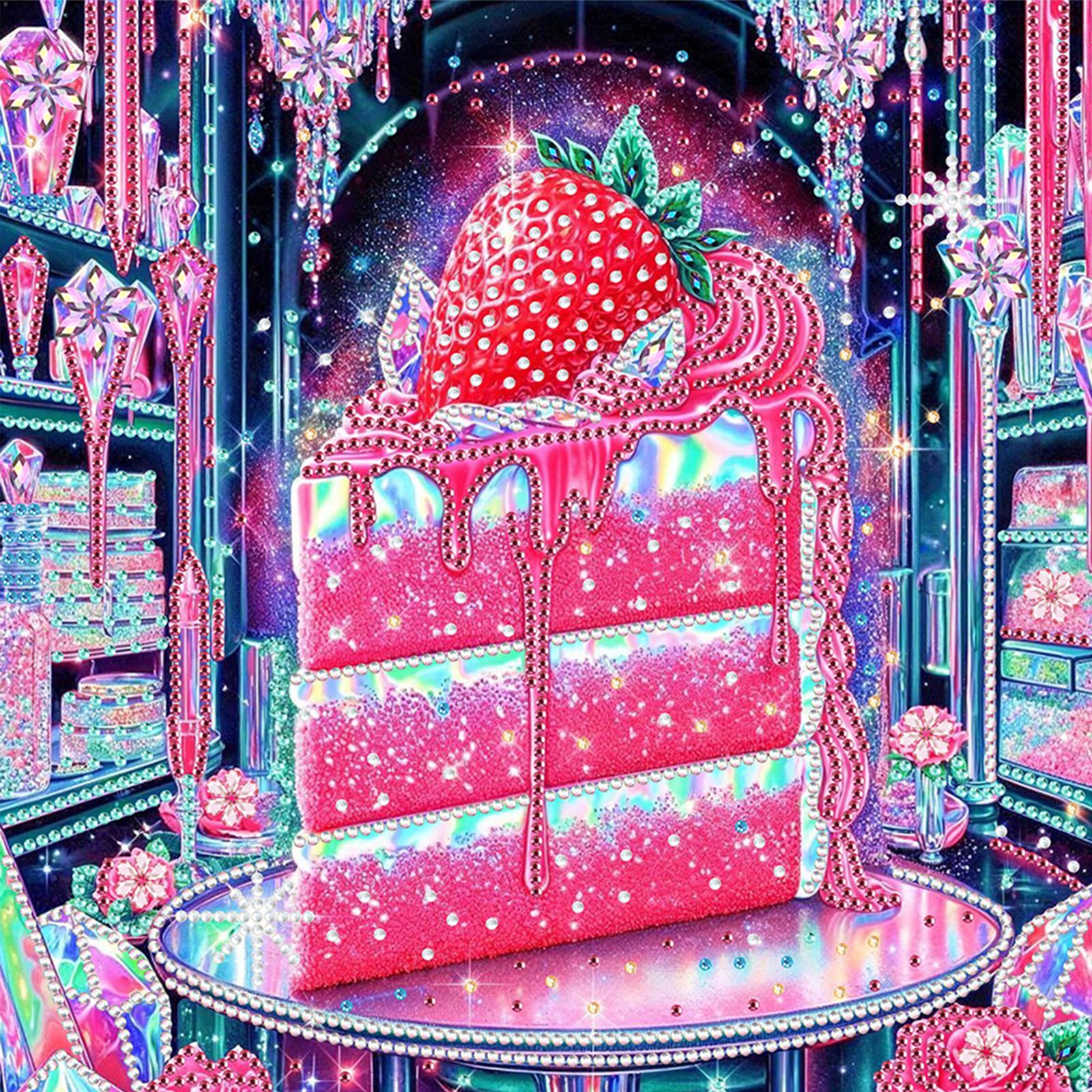 Cakes Desserts DIY Partial Special Shape Drill Diamond Art Kit for Adults Beginners Home Decor Diamond Painting Kits 30x30cm
Cakes Desserts DIY Partial Special Shape Drill Diamond Art Kit for Adults Beginners Home Decor Diamond Painting Kits 30x30cm