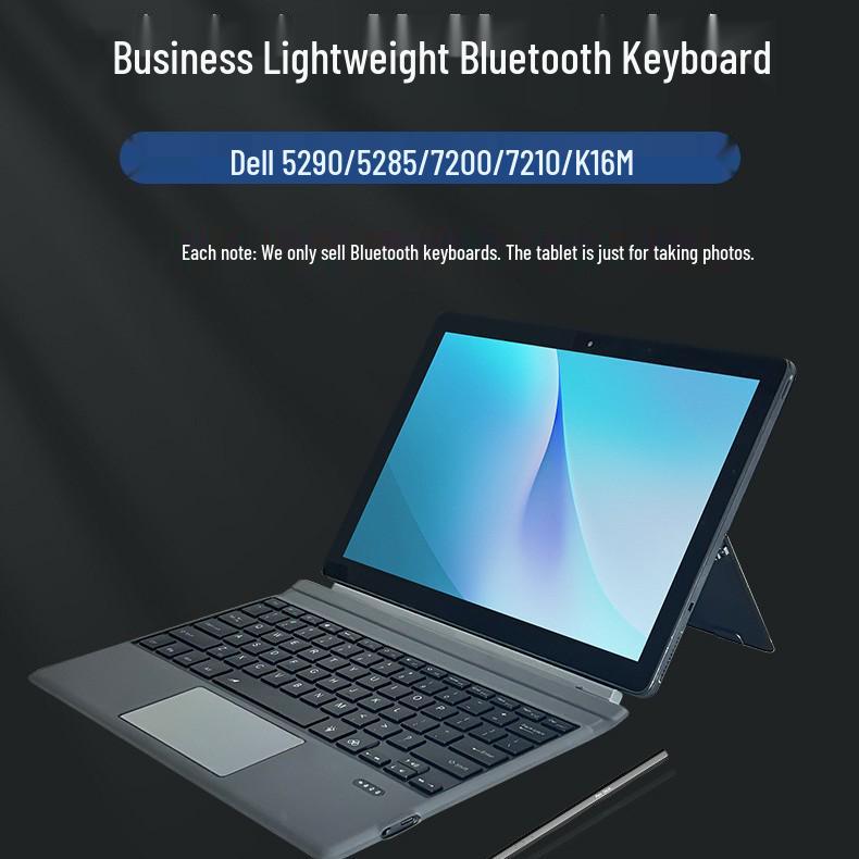Ultra-Thin Detachable Magnetic Keyboard for Dell 5290/2585/7200/7210 Wireless Bluetooth Non-backlit Black Gray
Ultra-Thin Detachable Magnetic Keyboard for Dell 5290/2585/7200/7210 Wireless Bluetooth Non-backlit Black Gray