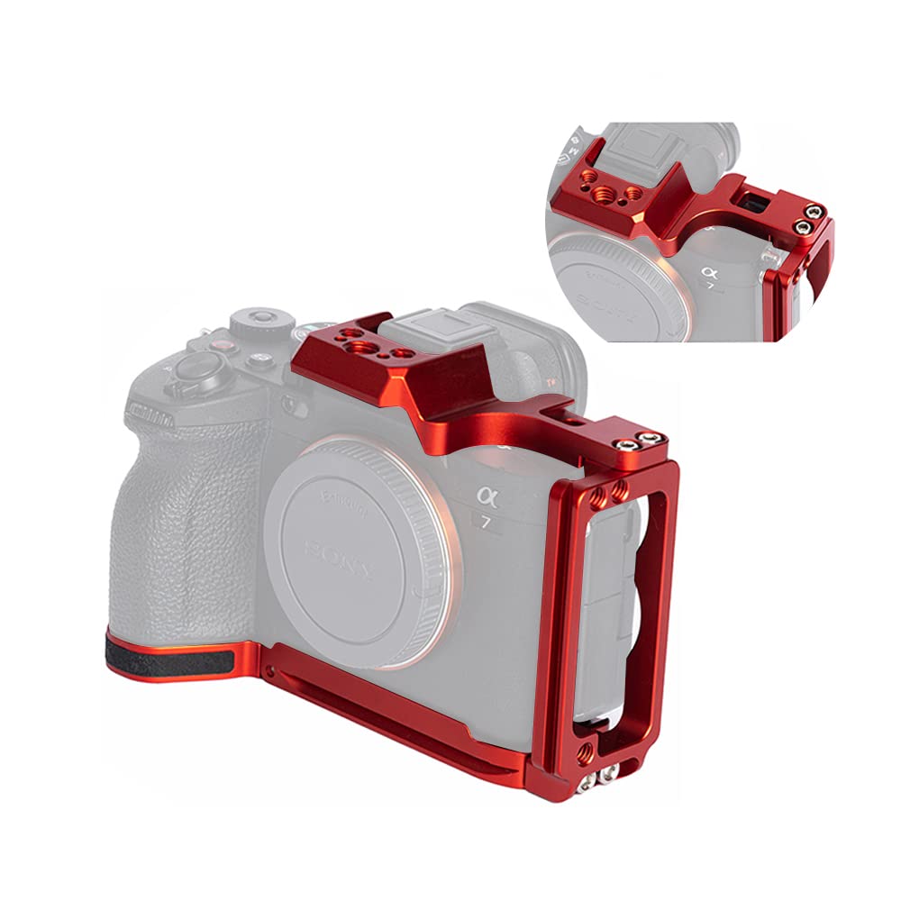 GABALE Plate Cage для Sony A7R5 A7M4 A7S3 Sony Alpha 7R V A7SIII Алюминиевый сплав складная рукоятка быстросъемная L-образная пластина горизонтальная и вертикальная
GABALE Plate Cage для Sony A7R5 A7M4 A7S3 Sony Alpha 7R V A7SIII Алюминиевый сплав складная рукоятка быстросъемная L-образная пластина горизонтальная и вертикальная