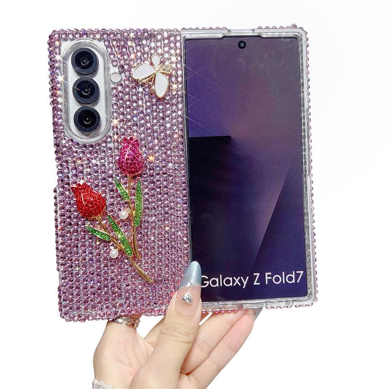Samsung Galaxy Z Fold 5/6 Rhinestone Rose Flower Full Screen Protective Case Zfold7
Samsung Galaxy Z Fold 5/6 Rhinestone Rose Flower Full Screen Protective Case Zfold7