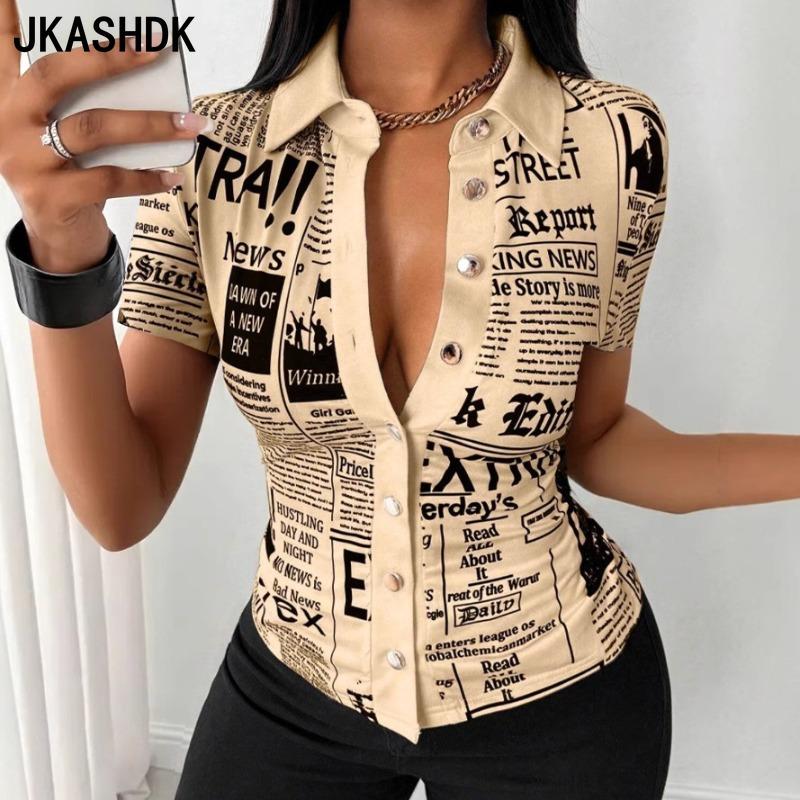 JKASHDK Женские модные повседневные летние весенние блузки и рубашки-поло с короткими рукавами и воротником-стойкой S чёрный
JKASHDK Женские модные повседневные летние весенние блузки и рубашки-поло с короткими рукавами и воротником-стойкой S чёрный