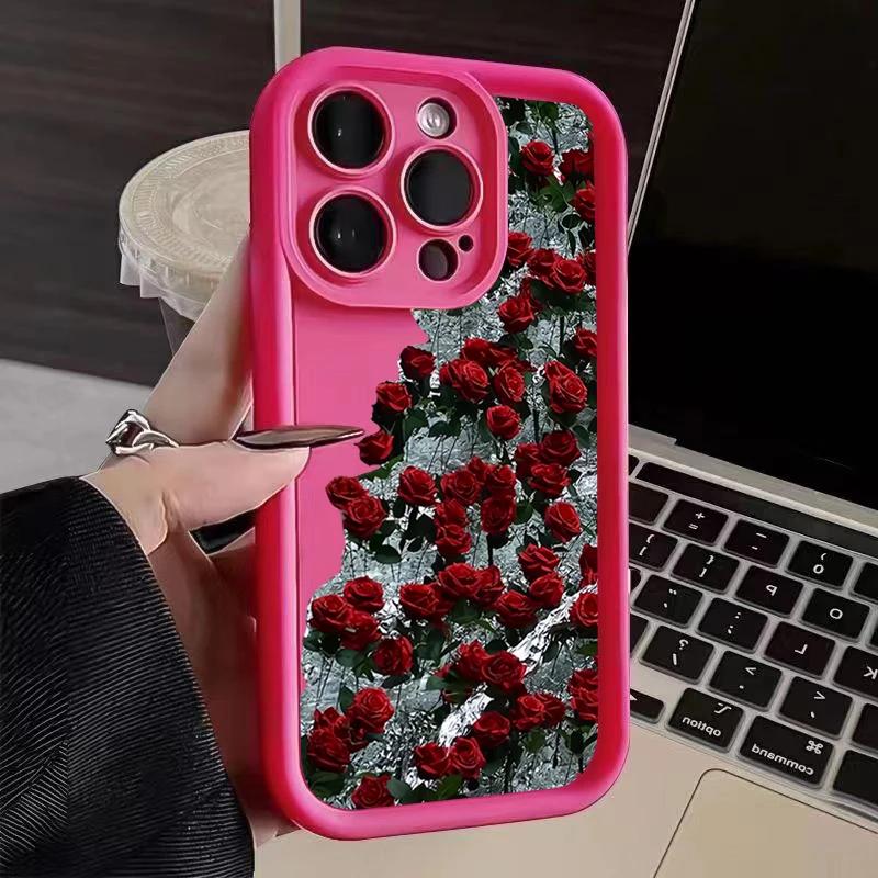Red Rose Flower Silicone Phone Case For iPhone 16 Pro 16E 15 14 13 12 11 Pro Max XR X XS 8 7 Plus SE 2020 Shockproof Soft Cover 7 8 SE 20 22 23
Red Rose Flower Silicone Phone Case For iPhone 16 Pro 16E 15 14 13 12 11 Pro Max XR X XS 8 7 Plus SE 2020 Shockproof Soft Cover 7 8 SE 20 22 23