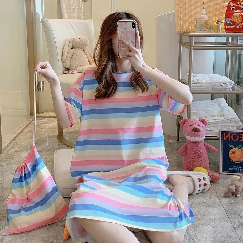 Новая пижама женская летняя Ins Style милая повседневная сексуальная ночная рубашка больших размеров женская весна-лето M
Новая пижама женская летняя Ins Style милая повседневная сексуальная ночная рубашка больших размеров женская весна-лето M
