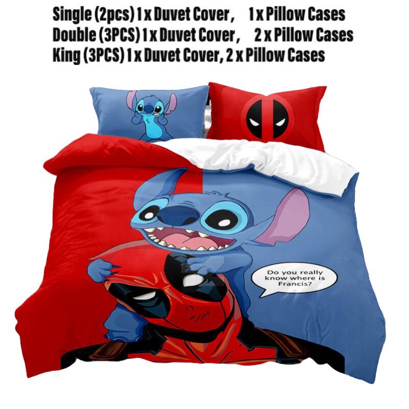 Stitch Series Digital Print Bedding Set Two Or Three Pieces Modern And Simple Style Style B,King (3PCS)
Stitch Series Digital Print Bedding Set Two Or Three Pieces Modern And Simple Style Style B,King (3PCS)