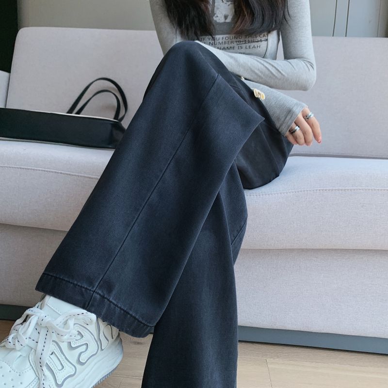 Повседневные женские прямые джинсы из хлопка, весна-лето 2025 г., новые длинные джинсовые синие брюки с естественной талией, модные офисные женские брюки против морщин 2XL чёрный
Повседневные женские прямые джинсы из хлопка, весна-лето 2025 г., новые длинные джинсовые синие брюки с естественной талией, модные офисные женские брюки против морщин 2XL чёрный