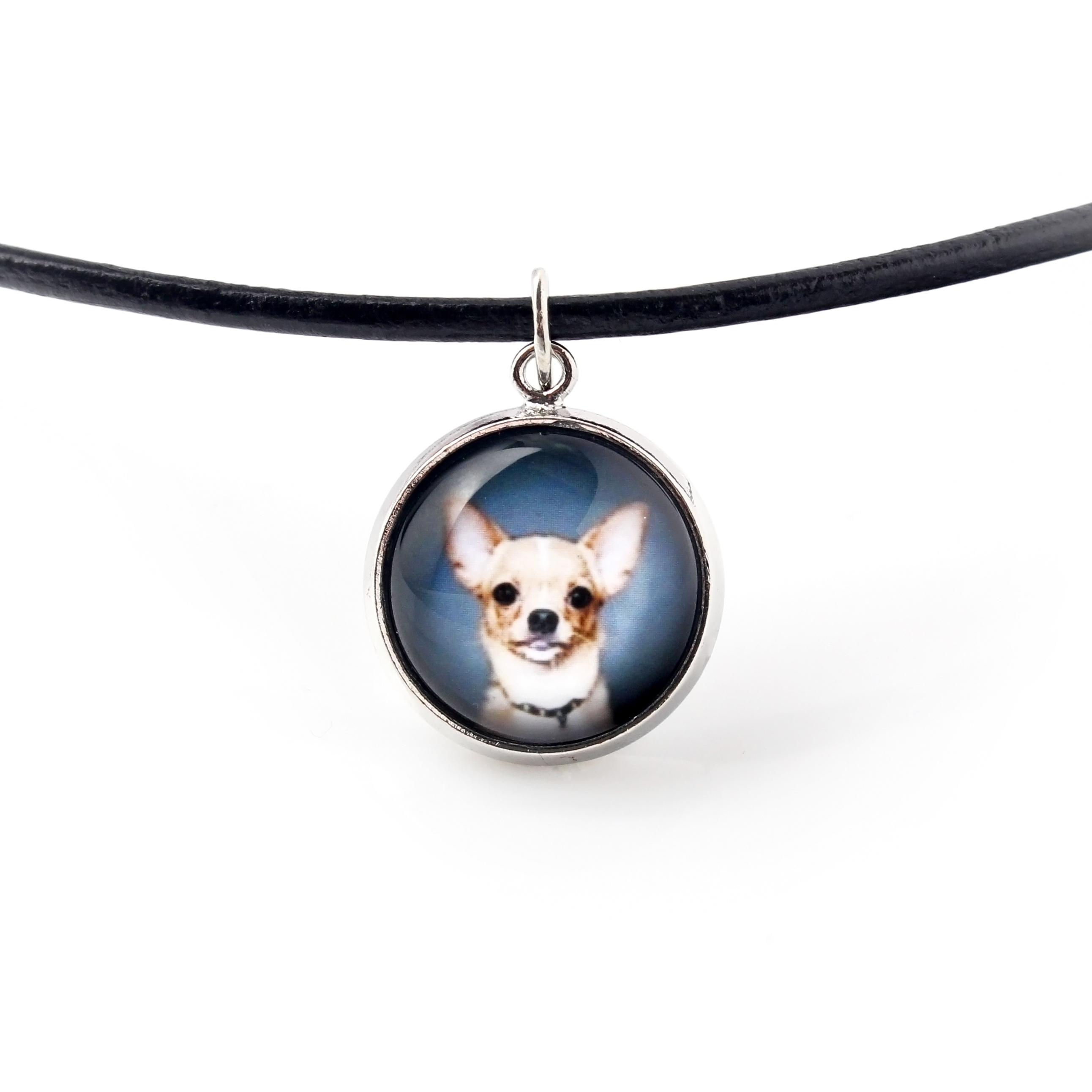 Chihuahua short-haired, Chihuahua smooth - necklace pendant with your photo, handmade, handcrafted jewelry by Art-Dog brand срібний
Chihuahua short-haired, Chihuahua smooth - necklace pendant with your photo, handmade, handcrafted jewelry by Art-Dog brand срібний
