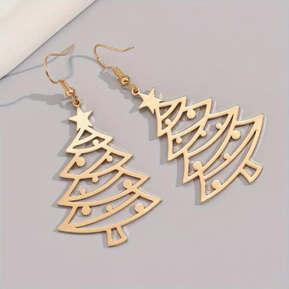 European & American Fashion Christmas Tree Stud Earrings for Women
European & American Fashion Christmas Tree Stud Earrings for Women