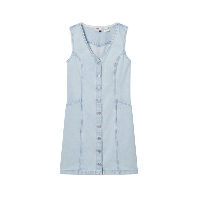 Levi s Women s Slim-Fit V-Neck Denim Midi Dress XS
Levi s Women s Slim-Fit V-Neck Denim Midi Dress XS