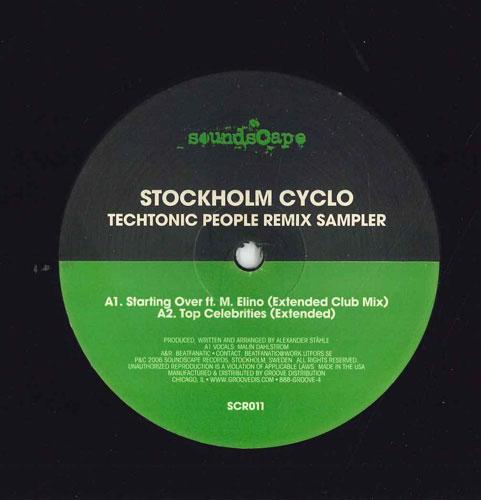 12inch Record STOCKHOLM CYCLO Techtonic People Remix Sampler SCR011 SOUNDSCAPE 2006 Sweden Dance Electronica Used
12inch Record STOCKHOLM CYCLO Techtonic People Remix Sampler SCR011 SOUNDSCAPE 2006 Sweden Dance Electronica Used