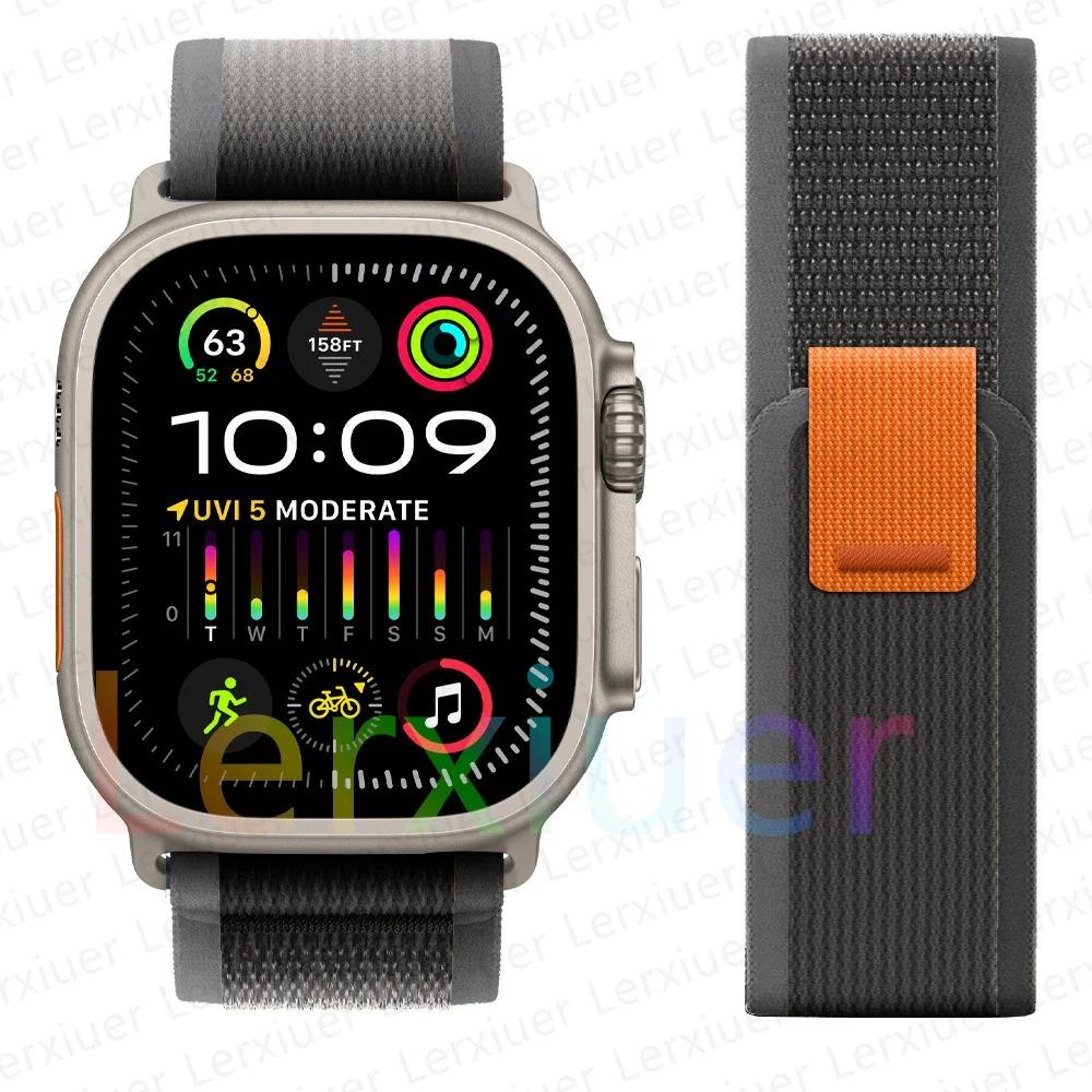 Straps for Apple Watch ultra2 band 49mm 46mm 42mm 44mm 40mm 45mm 41mm Trail loop bracelet correa iwatch series se 3 7 8 9 10 11 S10-46 42 44 45 49mm черный серый
Straps for Apple Watch ultra2 band 49mm 46mm 42mm 44mm 40mm 45mm 41mm Trail loop bracelet correa iwatch series se 3 7 8 9 10 11 S10-46 42 44 45 49mm черный серый