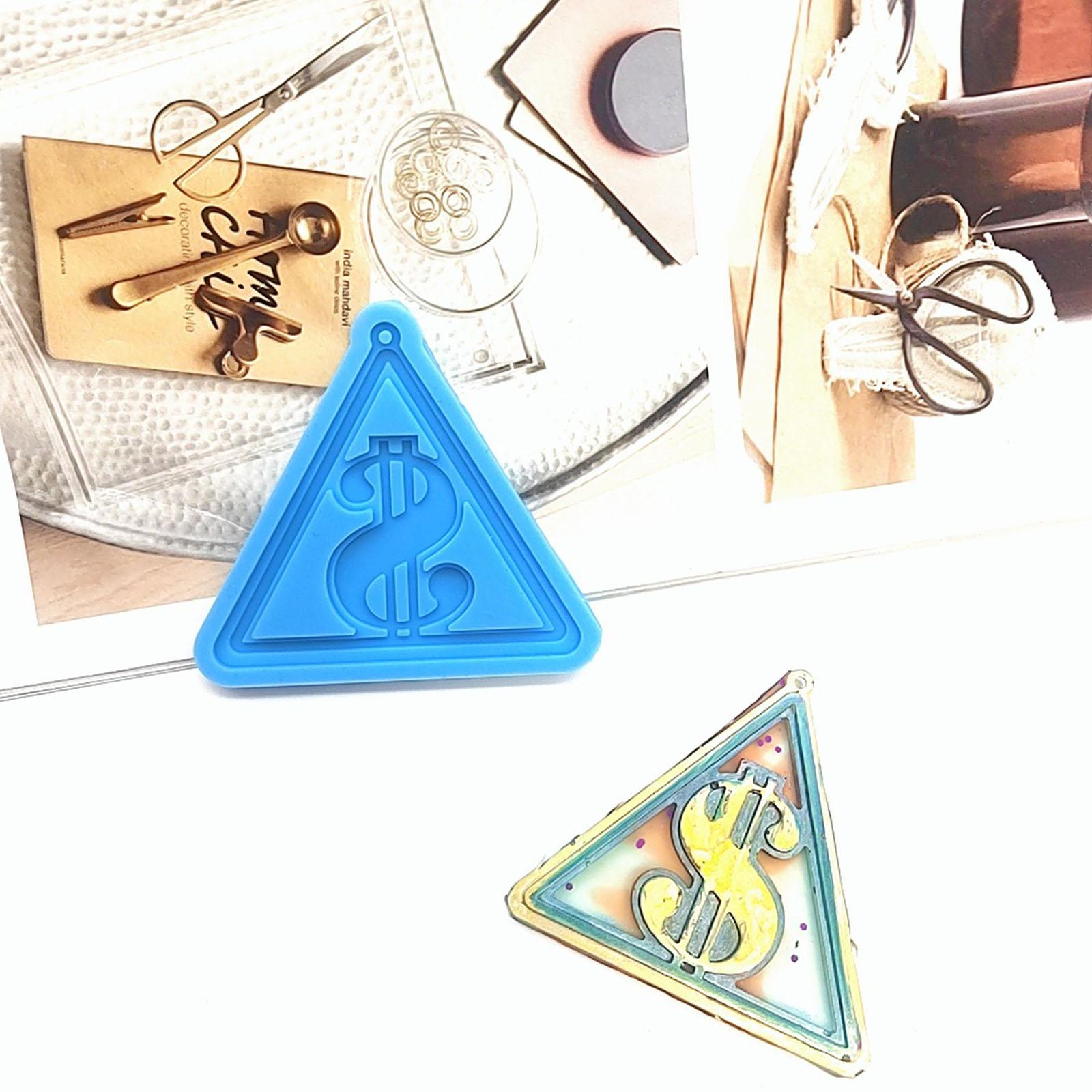 3D доллар треугольник эпоксидная смола силиконовые формы серьги DIY кулон формы небольшой брелок кулон форма легко чистить синий
3D доллар треугольник эпоксидная смола силиконовые формы серьги DIY кулон формы небольшой брелок кулон форма легко чистить синий