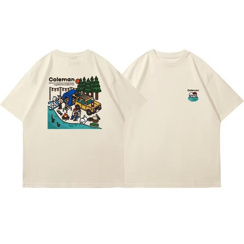 2025 Coleman Summer Fun Cartoon Camping Dog Short-sleeved Men s and Women Trendy Brand Loose Couple Versatile Oversize T-shirt S
2025 Coleman Summer Fun Cartoon Camping Dog Short-sleeved Men s and Women Trendy Brand Loose Couple Versatile Oversize T-shirt S