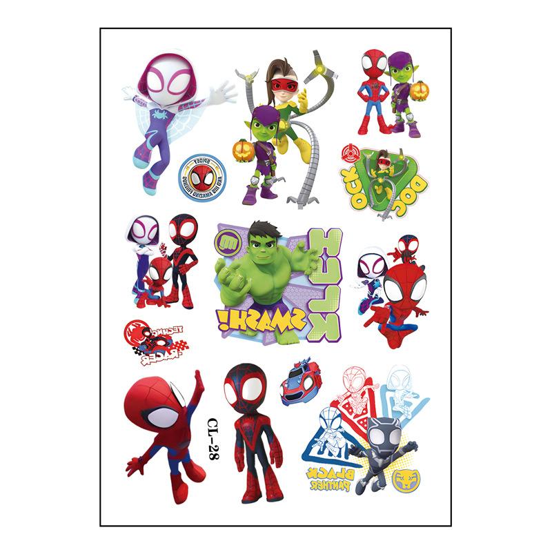 6Pcs Spiderman And His Amazing Friends Tattoo Stickers Waterproof Sticker Funny Kids Girls Christmas Birthday Gift Reward Toy (As shown-20486)-
6Pcs Spiderman And His Amazing Friends Tattoo Stickers Waterproof Sticker Funny Kids Girls Christmas Birthday Gift Reward Toy (As shown-20486)-