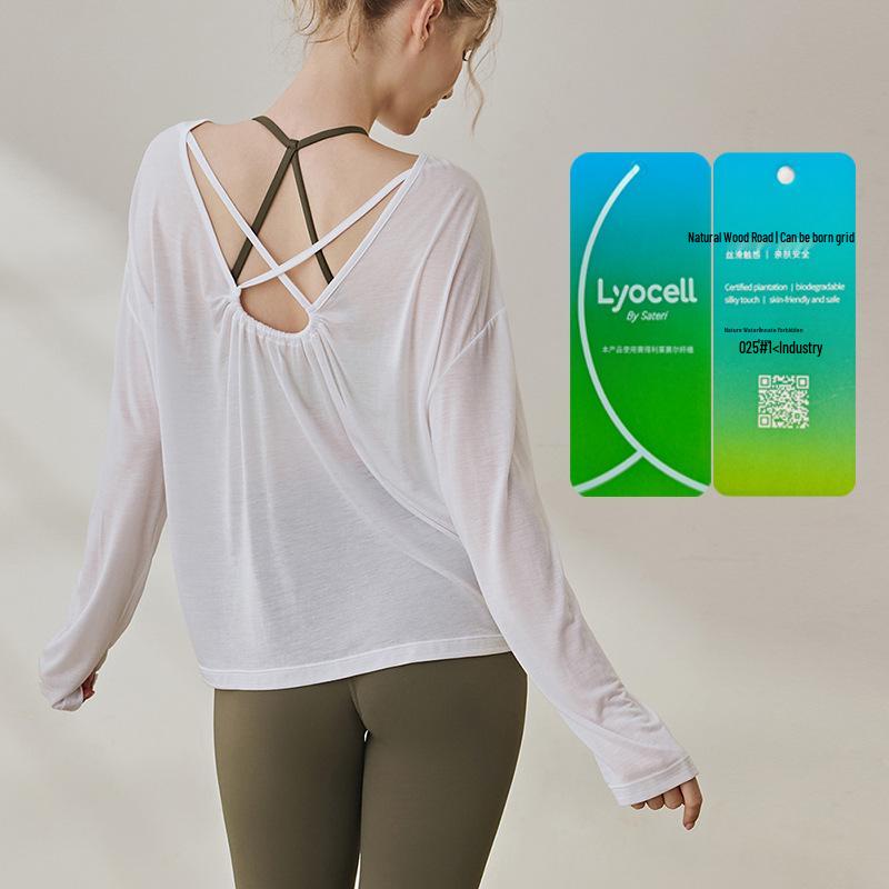 Women s Loose Fit Yoga Top with Beautiful Back Design - Long Sleeve, Breathable, Slimming, and Perfect for Outdoor Sports and Fitness. Medium
Women s Loose Fit Yoga Top with Beautiful Back Design - Long Sleeve, Breathable, Slimming, and Perfect for Outdoor Sports and Fitness. Medium