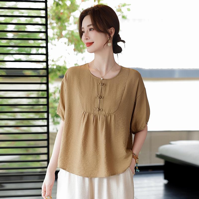 Chic Summer Short Sleeve Top & Wide-Leg Pants Set for Middle-Aged and Elderly Women 2XL
Chic Summer Short Sleeve Top & Wide-Leg Pants Set for Middle-Aged and Elderly Women 2XL