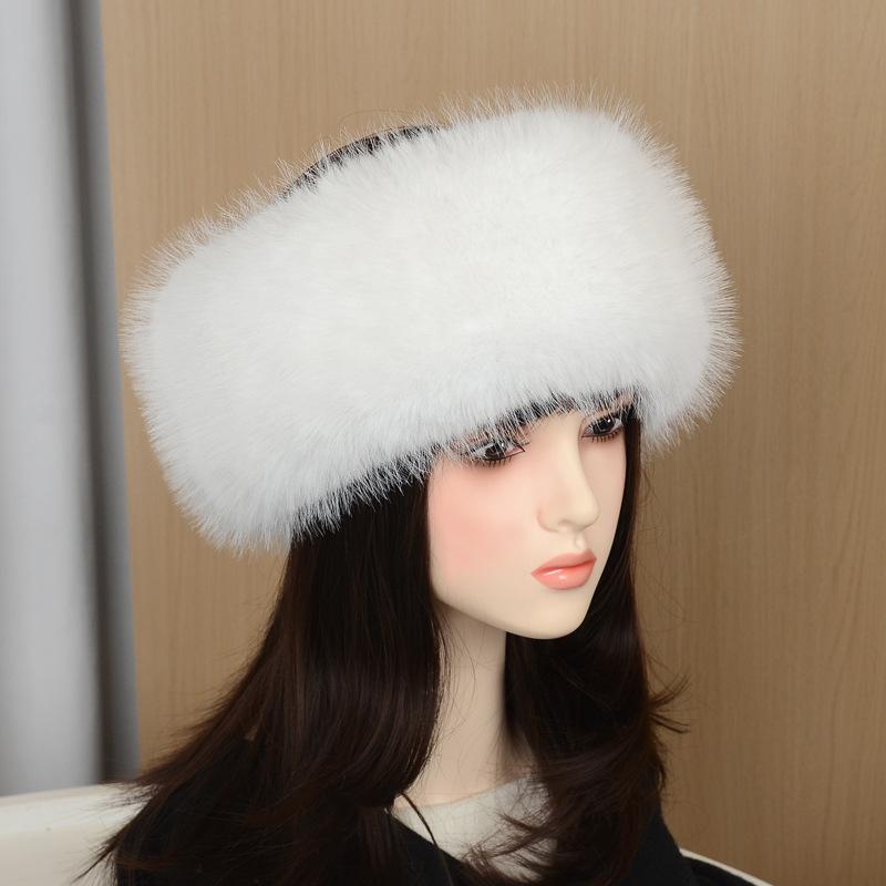 Fluffy Fur Hollowed out Hat headband Women s Winter Warm Ear Protection Snow Ski Cap Faux Fur Headband Hat Windproof Russian Hat белый
Fluffy Fur Hollowed out Hat headband Women s Winter Warm Ear Protection Snow Ski Cap Faux Fur Headband Hat Windproof Russian Hat белый