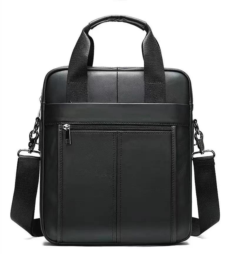 Men s handbag 100% genuine leather shoulder crossbody bag vertical briefcase business trip messenger bag for 13.3-inch iPad 26x7x30cm
Men s handbag 100% genuine leather shoulder crossbody bag vertical briefcase business trip messenger bag for 13.3-inch iPad 26x7x30cm