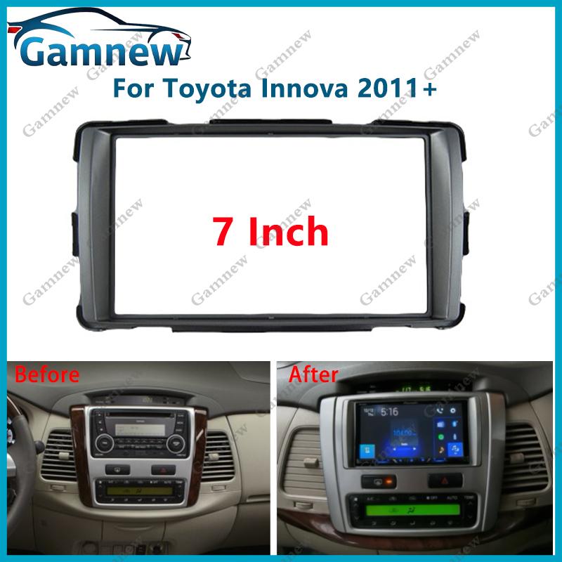 7 inch 2DIN Car Fascia Radio Panel For Toyota Innova 2011+ Frame Kit Install Facia Face Plate 178x100mm
7 inch 2DIN Car Fascia Radio Panel For Toyota Innova 2011+ Frame Kit Install Facia Face Plate 178x100mm