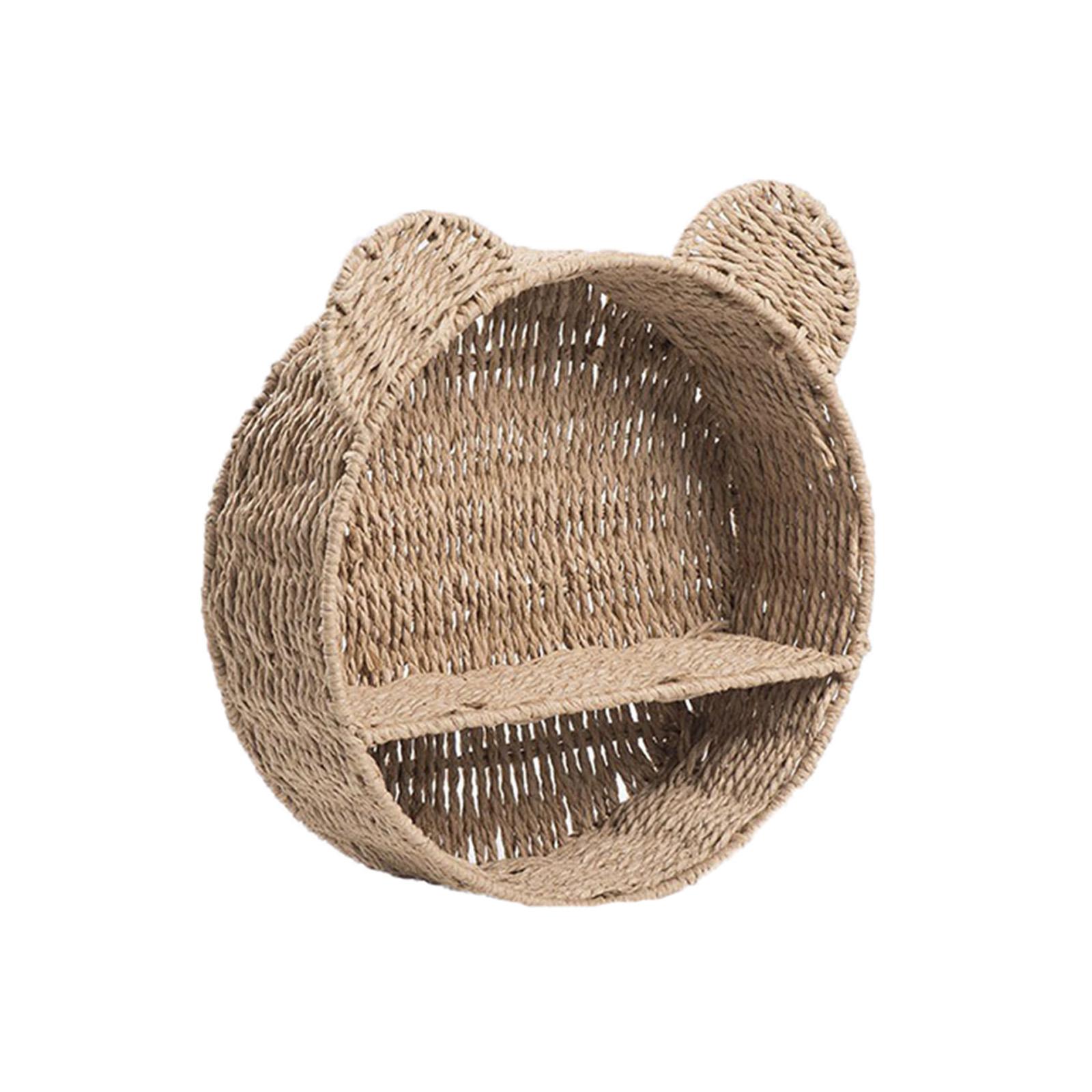 Ear Rattan Woven Storage Rack Round Storage Basket One Size
Ear Rattan Woven Storage Rack Round Storage Basket One Size