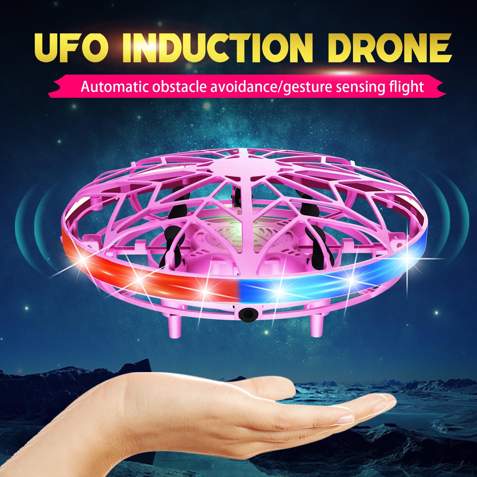 Мини-датчик предотвращения столкновений, индукционный управляемый вручную красочный световой дрон НЛО
Мини-датчик предотвращения столкновений, индукционный управляемый вручную красочный световой дрон НЛО