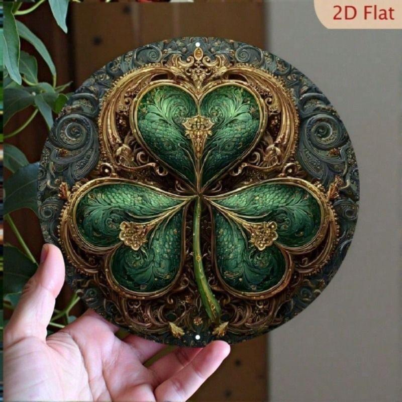 Metal Wall Art Clover Symbol Luck for Home Garage Irish Gift
Metal Wall Art Clover Symbol Luck for Home Garage Irish Gift
