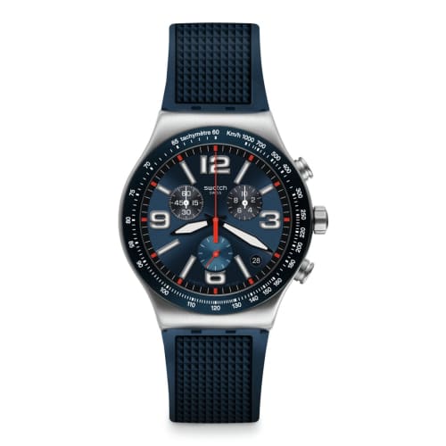 Чоловічий годинник Swatch New Irony Chrono BLUE GRID YVS454, Синій
Чоловічий годинник Swatch New Irony Chrono BLUE GRID YVS454, Синій