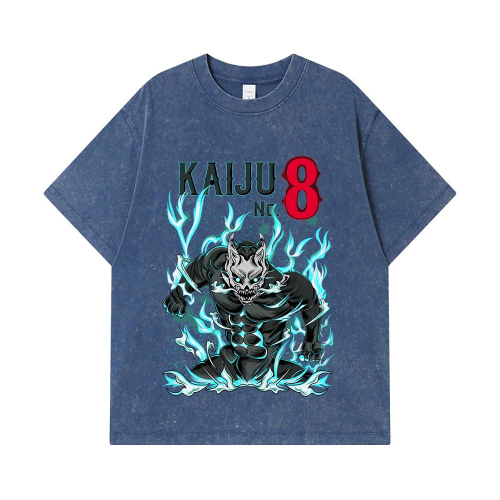 275 GSM Washed T-shirts 100% Cotton Kaiju No 8 V5 Print Unisex Heavy Cotton T Shirt 2XL королівський синій колір
275 GSM Washed T-shirts 100% Cotton Kaiju No 8 V5 Print Unisex Heavy Cotton T Shirt 2XL королівський синій колір