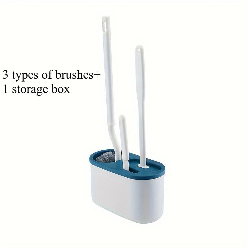 3-in-1 Wall Mounted Toilet Brush Holder Set, Universal Cleaning Brush Set Without Holes,Household and Bathroom Cleaning Tool Set
3-in-1 Wall Mounted Toilet Brush Holder Set, Universal Cleaning Brush Set Without Holes,Household and Bathroom Cleaning Tool Set