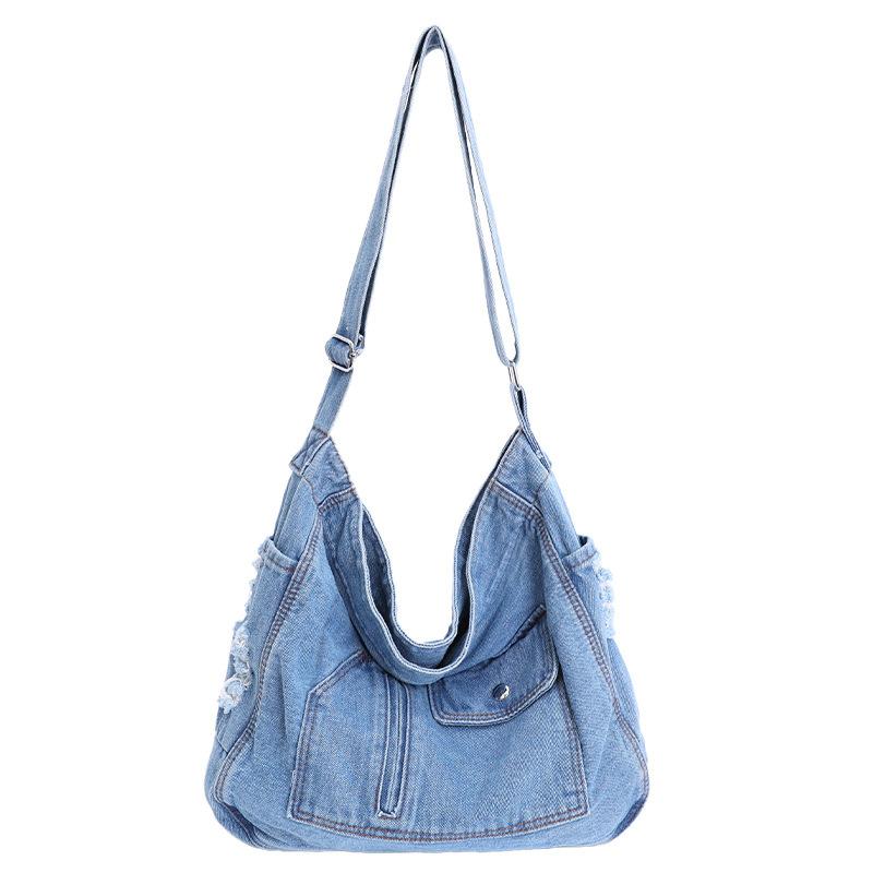 High-end Cowboy Tote Bag for Formal Commuting, Single Shoulder Crossbody Bag світло-синій колір
High-end Cowboy Tote Bag for Formal Commuting, Single Shoulder Crossbody Bag світло-синій колір