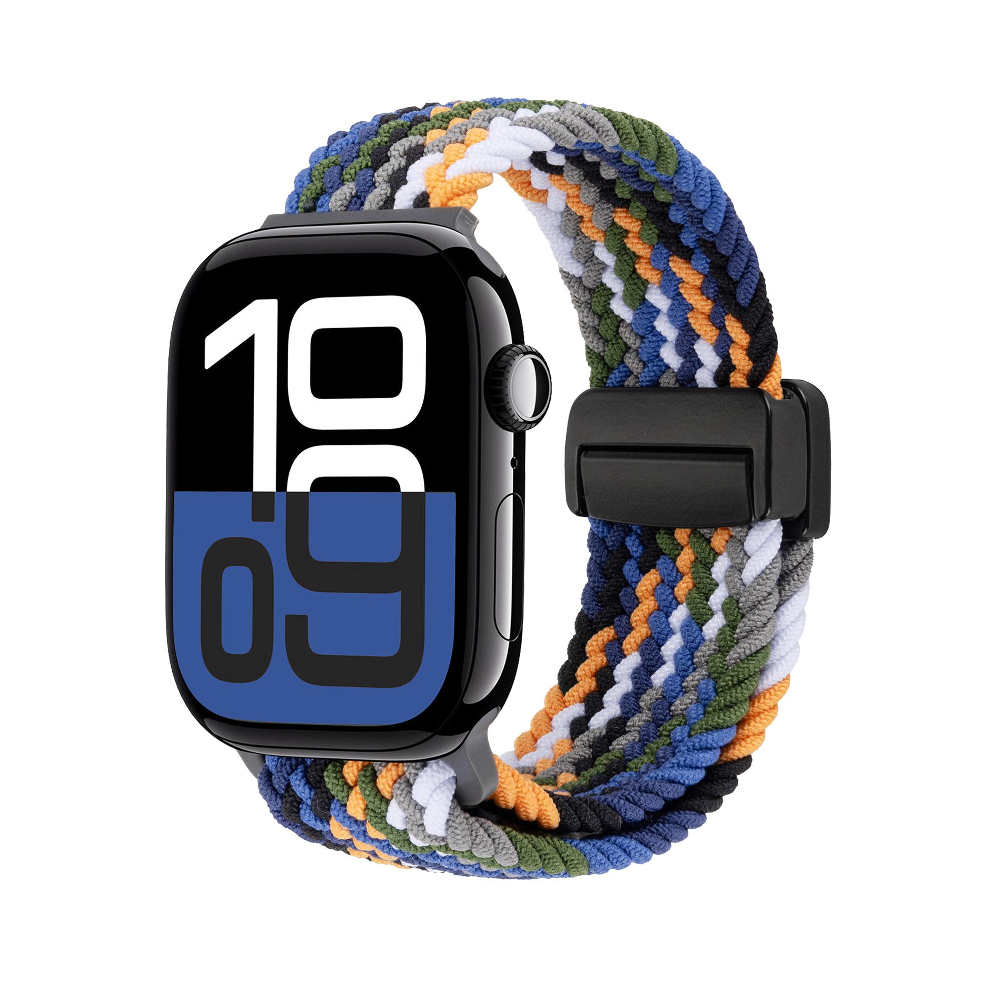 Watch Band For Apple Watch Series 10 9 8 7 SE 6 5 4 3 2 1 42mm 41mm 40mm 38mm ,Magnetic Clasp Nylon Adjustable Strap Red+Black
Watch Band For Apple Watch Series 10 9 8 7 SE 6 5 4 3 2 1 42mm 41mm 40mm 38mm ,Magnetic Clasp Nylon Adjustable Strap Red+Black