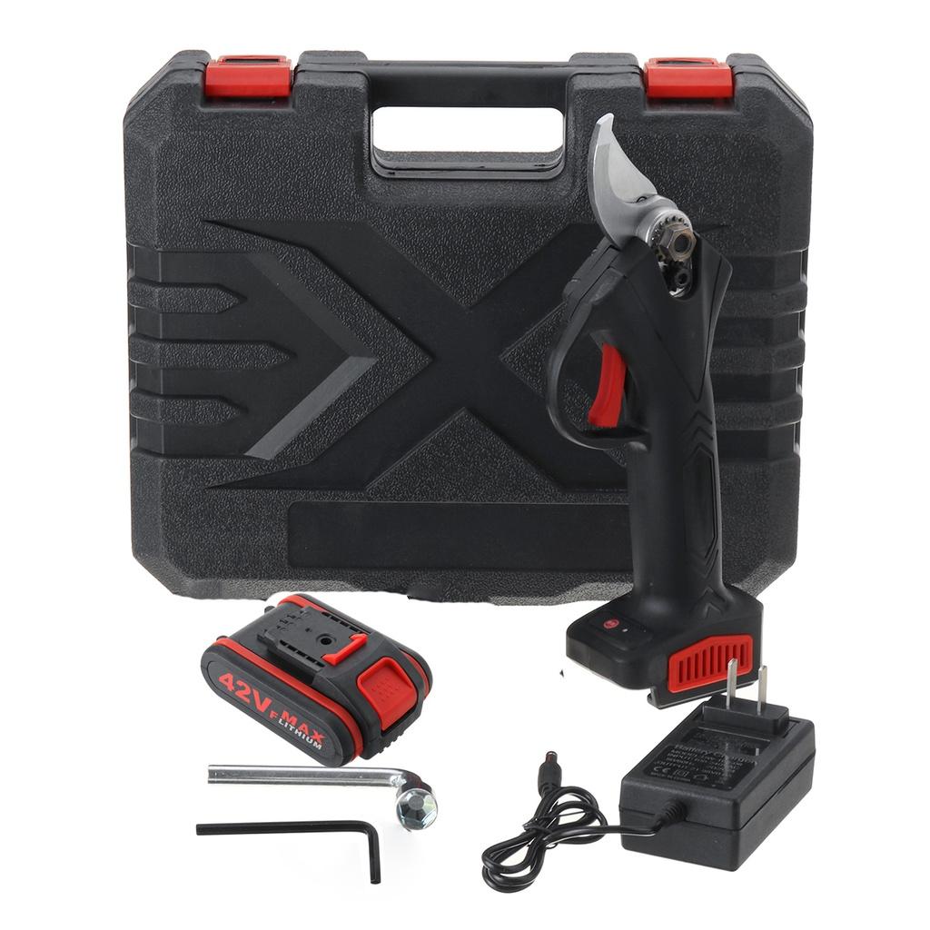 Аккумуляторный электрический секатор триммер с литий-ионным аккумулятором 1500 мАч, беспроводной, с острым лезвием, садовые ножницы, черный 1xbattery
Аккумуляторный электрический секатор триммер с литий-ионным аккумулятором 1500 мАч, беспроводной, с острым лезвием, садовые ножницы, черный 1xbattery