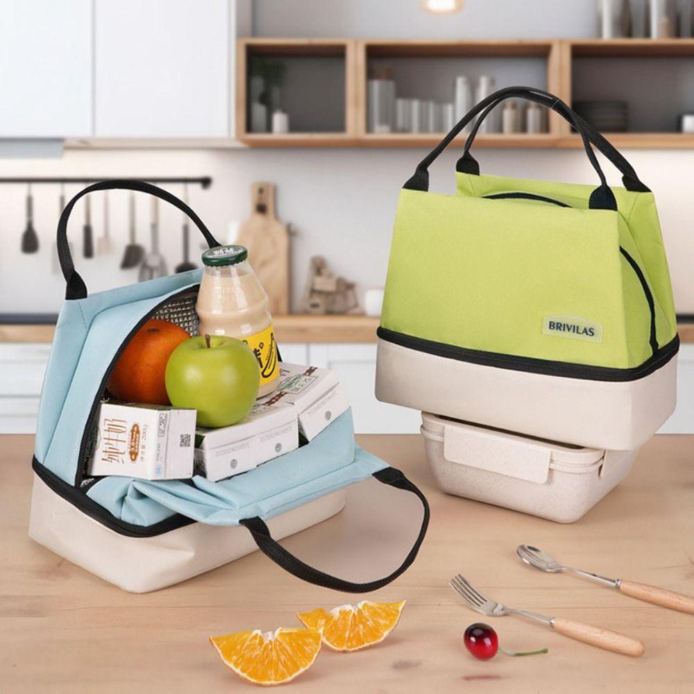 Insulated Thermal Lunchbag Contrasting Color Handbag Portable Picnic Bag Grocery Store синий
Insulated Thermal Lunchbag Contrasting Color Handbag Portable Picnic Bag Grocery Store синий