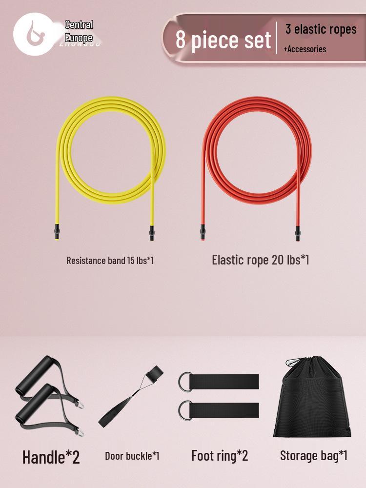 12-Piece Resistance Bands & Straps Set for Fitness, Elastic Ropes, Back Training, Pull-Up Bar, and Shoulder Exercises
12-Piece Resistance Bands & Straps Set for Fitness, Elastic Ropes, Back Training, Pull-Up Bar, and Shoulder Exercises