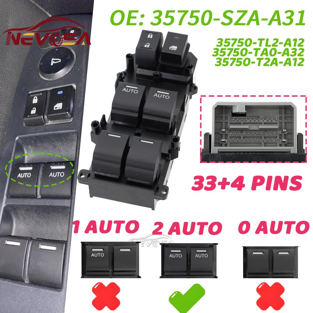 Авто Для Honda Accord MK8 2009 Pilot MK2 Acura TSX TL Електричний Склопідйомник Головний перемикач 35750-TB0-H01 35750-SZA-A12 only for 2 Auto
Авто Для Honda Accord MK8 2009 Pilot MK2 Acura TSX TL Електричний Склопідйомник Головний перемикач 35750-TB0-H01 35750-SZA-A12 only for 2 Auto