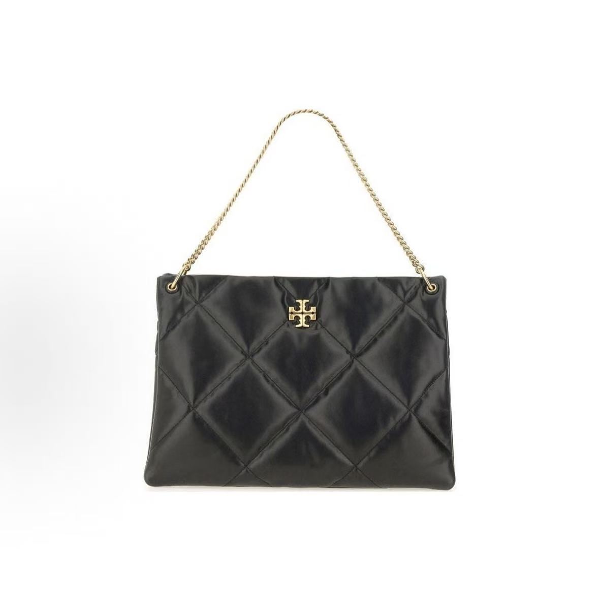 Tory Burch Kira Quilted Napa Leather Tote Shoulder Bag Women Bags Black 155235-001 Basic Set (Bag+Dust Bag)
Tory Burch Kira Quilted Napa Leather Tote Shoulder Bag Women Bags Black 155235-001 Basic Set (Bag+Dust Bag)