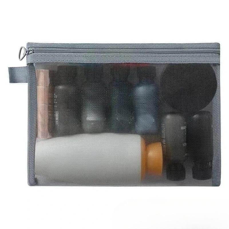 Nylon Mesh Cosmetic Bag Portable Travel Toiletry Organizer Makeup Bags Multifunctional Women Lipstick Key Coin Purse Pouch S 13X10cm
Nylon Mesh Cosmetic Bag Portable Travel Toiletry Organizer Makeup Bags Multifunctional Women Lipstick Key Coin Purse Pouch S 13X10cm